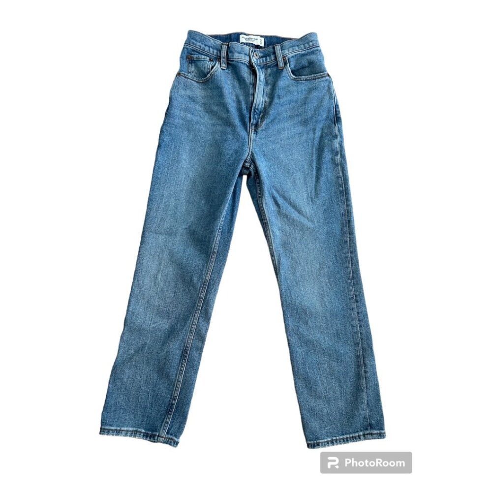 Abercrombie Jeans The Ankle Straight Ultra High Rise - Curve Love -Size 0S / 25S